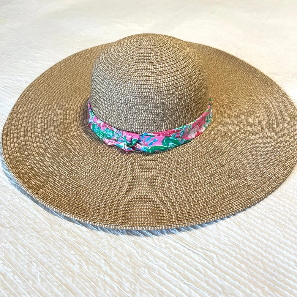 Lilly Pulitzer straw hat Journey to the Jungle
